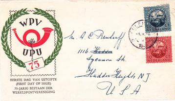 WERELD POSTVERENIGING  WPV - UPU  75 beschikbaar voor biedingen