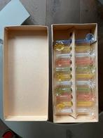 Vintage tafelvaasjes fadenglas, Ophalen of Verzenden