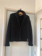 Moscow blauw wollen vest/jasje, maat M, Ophalen of Verzenden, Zo goed als nieuw, Maat 38/40 (M), Blauw