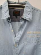 Mooi PME Legend overhemd (krappe) maat L, Ophalen, Blauw, Zo goed als nieuw, Halswijdte 41/42 (L)