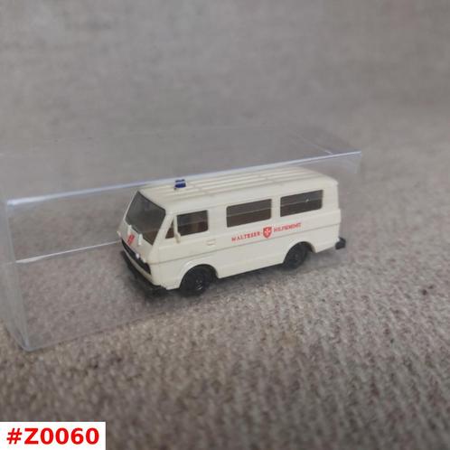 Volkswagen LT Malteser Hilfsdienst - Herpa 1:87 H0 in box, Hobby en Vrije tijd, Modelauto's | 1:87, Zo goed als nieuw, Auto, Herpa