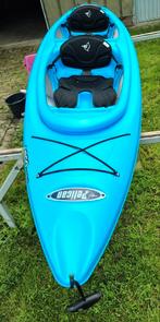Z.g.a.n. Tweepersoons kajak Pelican tandem Argo 136X blauw, Watersport en Boten, Kano's, Ophalen, Zo goed als nieuw, Twee personen