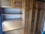 Vintage Lundia dichte kledingkast, bureau uniek, Ophalen, Gebruikt, 200 cm of meer, Met hangruimte