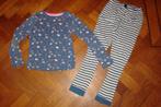 Hema tricot pyjama, blauw wit roze eenhoorn streep, 146/152, Kinderen en Baby's, Meisje, Gebruikt, Ophalen of Verzenden, Hema