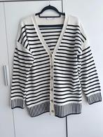 Primark gestreepte vest dames m 38 wit lang oversize, Kleding | Dames, Truien en Vesten, Ophalen of Verzenden, Zo goed als nieuw