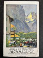 Emil Cardinaux brochure Trümmelbach Zwitserland 5 afbeelding, Ophalen of Verzenden, Gebruikt, Rechthoekig Staand