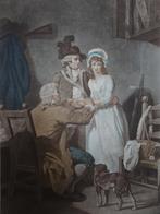 Heliogravure, vader zegent dochter, The desired return Smith, Antiek en Kunst, Curiosa en Brocante, Verzenden