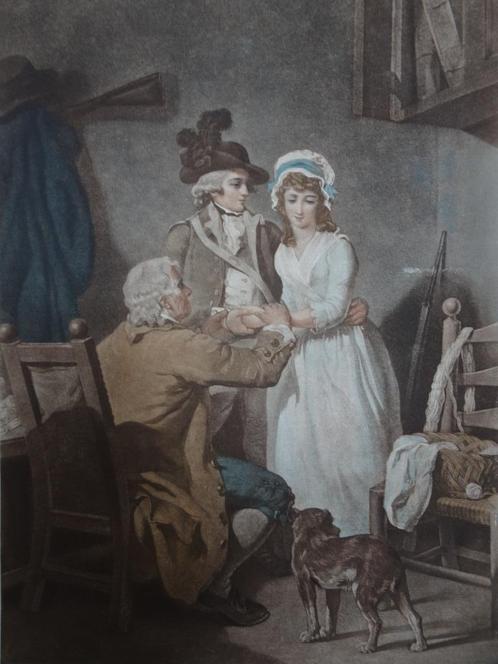 Heliogravure, vader zegent dochter, The desired return Smith, Antiek en Kunst, Curiosa en Brocante, Verzenden