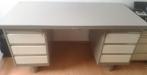 Metalen bureau met 2 ladenblokken, Ophalen, Gebruikt, Bureau