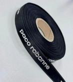 XL Lint Paco Rabanne - zwart zilver 1 CM X 25 M Meter nieuw, Nieuw, Ophalen of Verzenden, H, H