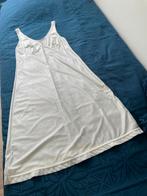 Vintage Witte Onderjurk/Nachthemd - Jaren '60 - Maat 44, Antiek en Kunst, Antiek | Kleding en Accessoires, Ophalen of Verzenden