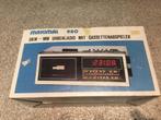 Splinternieuwe retro klokradio cassette speler  MAXIMAL, Verzenden, Nieuw, Radio