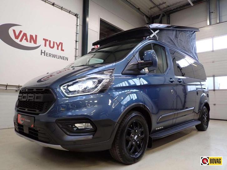 Ford Nugget PLUS TRAIL 185 PK FULL OPTIONS, Caravans en Kamperen, Campers, Bedrijf, tot en met 4, Buscamper of Camperbus, Ford