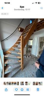 Houten Trap - 2.80m hoog, 90cm breed, Doe-het-zelf en Verbouw, Ladders en Trappen, Ophalen, Gebruikt, Trap, 2 tot 4 meter