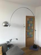 Vintage Chroom GEPO Amsterdam Arc XL booglamp boog lamp, Kunststof, 150 tot 200 cm, Gebruikt, Ophalen