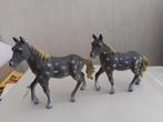 2 modelpaarden merk Bullyland, repainted, Ophalen of Verzenden, Gebruikt, Paard, Beeldje of Figuurtje