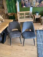 Stoel Esmee in velvet stof, de laatste 2 in aanbieding p.st., Ophalen of Verzenden, Nieuw, Metaal