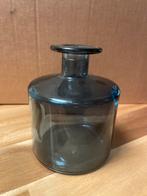 Klein blauwgroen vaasje, Ophalen, Blauw, Minder dan 50 cm, Glas