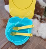 tupperware lunchbox kids to go babybord peuterbord + bestek, Ophalen of Verzenden, Nieuw, Bus of Trommel