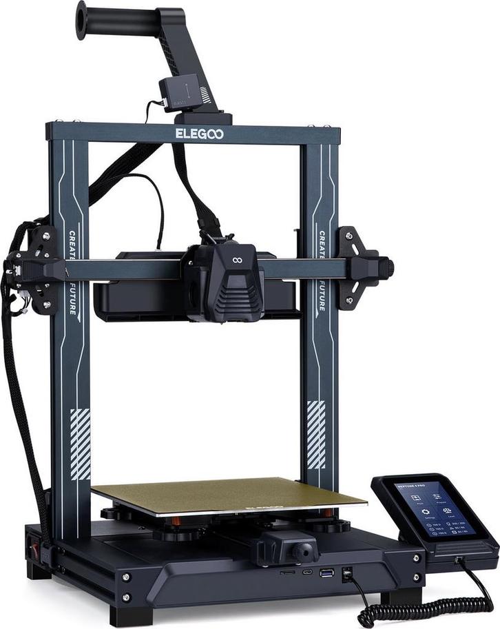 Elegoo Neptune 4 Pro 3D Printer, Computers en Software, 3D Printers, Zo goed als nieuw, Ophalen