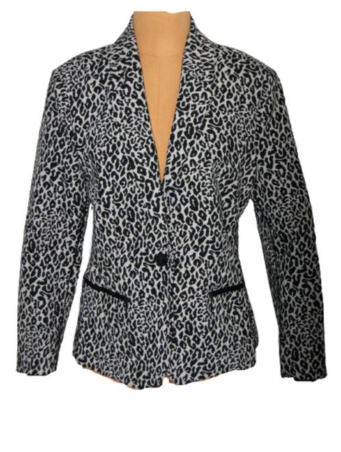 Expresso jasje, blazer, Hetty, zwart/wit, Mt. L, Kleding | Dames, Jasjes, Kostuums en Pakken, Zo goed als nieuw, Jasje, Maat 42/44 (L)
