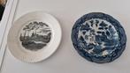 2 kleine oude schotels haarlem- chinees, Antiek en Kunst, Curiosa en Brocante, Ophalen of Verzenden