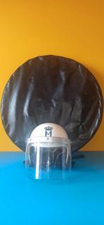 Koninklijke Marechaussee ME Helm + Schild Jaren 80, Verzamelen, Militaria | Algemeen, Ophalen of Verzenden, Marechaussee, Nederland