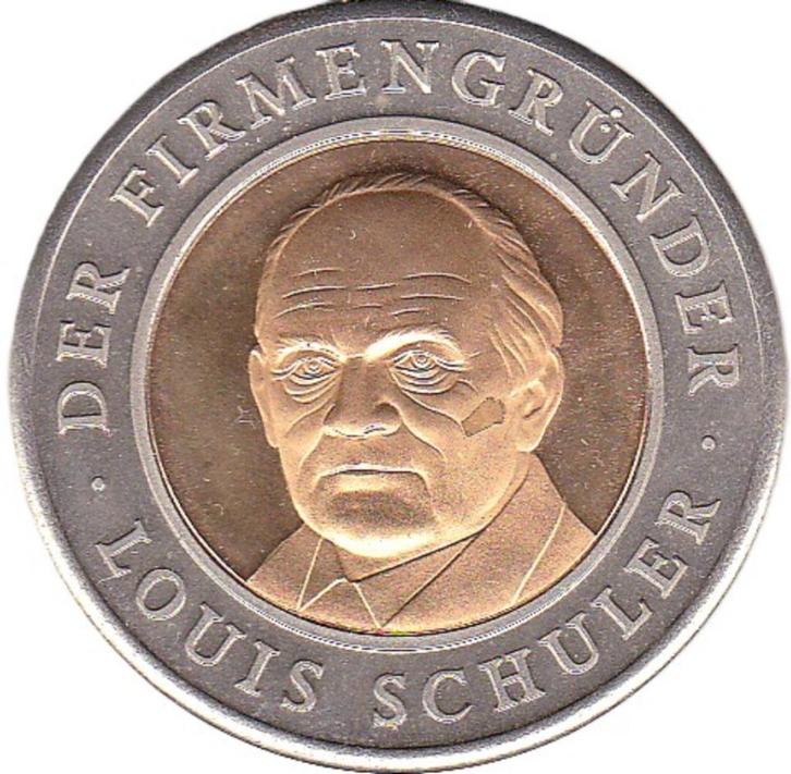 LOUIS SCHULER DER FIRMENGRUNDER, Postzegels en Munten, Penningen en Medailles, Overige materialen, Verzenden
