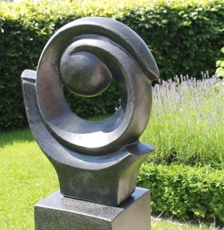 tuinbeeld terrazzo Sympathy, mooi cadeau jubileum afscheid, Tuin en Terras, Tuinbeelden, Nieuw, Abstract beeld, Beton, Ophalen