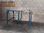 Stevige Las Tafel met Bankschroef, Ophalen, Gebruikt, 70 tot 120 cm, Bankschroef