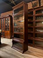 Boekenkast vitrinekast buffetkast archiefkast wandkast drank, Ophalen, 200 cm of meer, Teakhout, Met klep(pen)