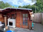Te koop: Stijlvol tuinhuis 4m x 4m incl. luifel , 28 mm hout, Tuin en Terras, Tuinhuizen, Ophalen, Tuinhuis, 250 tot 500 cm, 1 raam