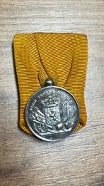 Nederlandse zilveren Trouwe dienst medaille Juliana periode, Ophalen of Verzenden, Landmacht, Nederland, Lintje, Medaille of Wings
