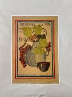 Franse wijn poster, Ophalen of Verzenden, Rechthoekig Staand