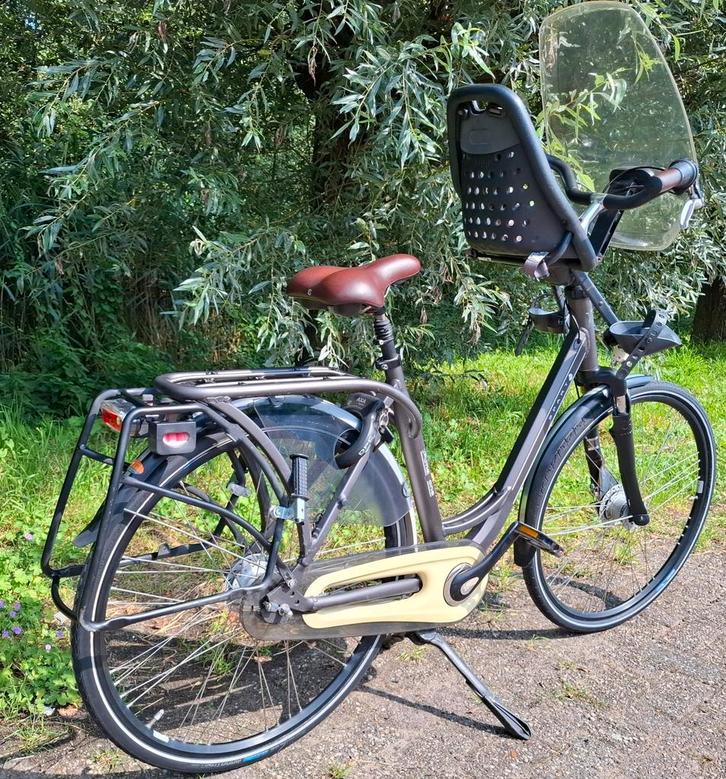 Nette grijze Sparta moederfiets, mammafiets, 56cm hoog✅️, Fietsen en Brommers, Fietsen | Dames | Moederfietsen, Zo goed als nieuw