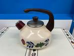 Vintage boerenbont Emaille Waterketel fluitketel, Gebruikt, Ophalen of Verzenden, Bochbelgie, Dmaivp@gmail.com