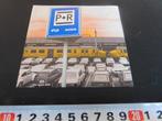 sticker P+R ANWB NS Nederlandse Spoorwegen, Ophalen, Zo goed als nieuw, Sticker