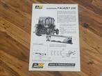 Tractor folder PZ Zweegers cyclomaaier FALAZET 230, Ophalen of Verzenden, Zo goed als nieuw