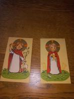 Oude Communie Prentjes - Set van 2, Verzamelen, Ophalen of Verzenden, Gebruikt, Kaart of Prent, Christendom | Katholiek