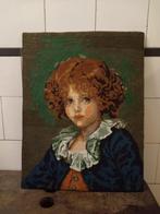 prachtig antiek borduurwerk, le garçon, vintage, royal paris, Antiek en Kunst, Verzenden