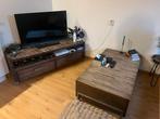 Salontafel en TV Meubel Set, Huis en Inrichting, Ophalen, Gebruikt, 100 tot 150 cm, Eikenhout