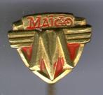 Maico rood op koper motorfietsen speldje13x10 mm ( G_081 ), Verzamelen, Verzenden, Nieuw, Transport, Speldje of Pin