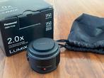 Panasonic DMW-TC20E 2x Teleconverter (MFT), Ophalen of Verzenden, Zo goed als nieuw, Telelens