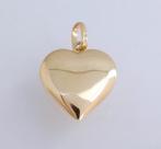 Groot 14 karaat Gouden Hart Hartje Kettinghanger Hanger., Jw, Verzenden, Nieuw, Hart