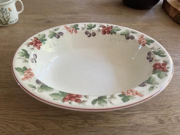 Wedgwood Queen's Ware-Provence-Ovaal Schaal/Kom-Oval beschikbaar voor biedingen
