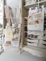 Brocante kanten houder,,, Poppenhuis 1:12(Nr Br110)*, Verzamelen, Ophalen of Verzenden, Nieuw, Poppenhuis