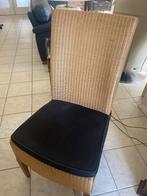 6 rotan eettafel stoelen, Huis en Inrichting, Stoelen, Vijf, Zes of meer stoelen, Ophalen of Verzenden, Bruin, Zo goed als nieuw