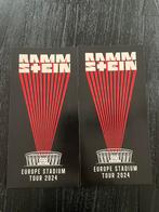 2 x Rammstein kaarten, Tickets en Kaartjes, Concerten | Rock en Metal, Juli, Twee personen, Hard Rock of Metal