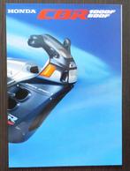 Folder Honda CBR 1000 F / 600 F - circa 1987 (Nederlands), Verzenden, Honda