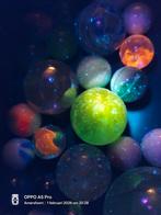 Vintage fluorescerende cadmium mangaan knikkers, Verzenden